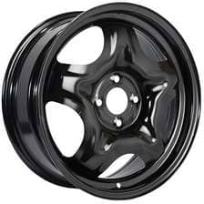 Колесный диск ТЗСК Штамп 6.5х16/4х100 D60.1 ET50 черный глянцевый